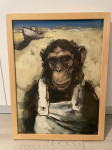 Viktor Šest - Opica 33x44 cm
