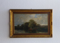 W.H. Hilliard ameriški krajinar 1880 Paris