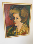 Ženski portet- olje na platnu