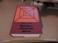 NEMŠKO-SLOVENSKI SLOVAR F. TOMŠIČ DZS 1989