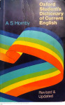 OXFORD STUDENT'S DICTIONARY of Current English