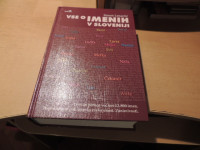 VSE O IMENIH V SLOVENIJI S. LENARČIČ ZALOŽBA MODRIJAN 2012