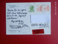 Nujno,Express,žig Ljubljana,Mengeš,Gottfried Kumpf;Wien,Burgtheater
