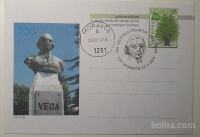 Jurij Vega 250 let rojstva pismo celina SV 1/04 Moravče 2004