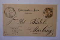 Krško, dopisnica iz leta 1886