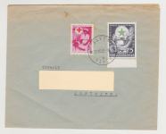 Kuverta znamka KONGRES ESPERANTISTOV V ZAGREBU in RDEČI KRIŽ YU 1953