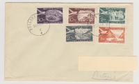 Kuverta znamke letalska pošta poslana 1954 ROGAŠKA SLATINA POSTOJNA