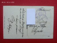 Mornariška pošta,Feldpost,žig M. Boot 61, Dubrovnik