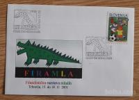 Ovitek FIRAMLA filatelistična razstava Trbovlje 15.11.2001