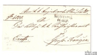 Pismo Neustadt - Agram 1859 s pečati