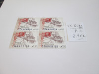 PRODAM 4X ZNAMKE SLOVENIJE ČISTE MNH--20% POD NOMINALO