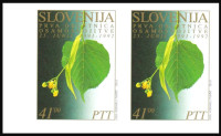 SLOVENIJA 1992 NEODVISNOST LIPOV LIST ** Mi 26 ** znamka nezobčana