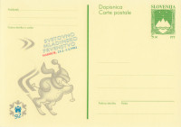 SLOVENIJA 1992 SMUČANJE MARIBOR ** Št. 3 ** dopisnica