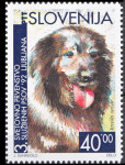 SLOVENIJA 1992 TEKMOVANJE SLUŽBENI PSI KRAŠKI OVČAR ** Mi 29 ** znamka