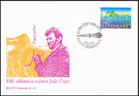 SLOVENIJA 1993 JOŽE ČOP 100 LET ** ovitek s priložnostnim žigom (M02)