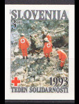 SLOVENIJA 1993 SOLIDARNOST ** Mi ZD5 ** doplačilnica SAMOLEPILNA