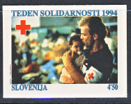 SLOVENIJA 1994 SOLIDARNOST ** Mi ZD8 ** doplačilnica SAMOLEPILNA