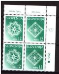 Slovenija 1996 ČIPKE 12 sit četverček z letnico 1996 nežigosan