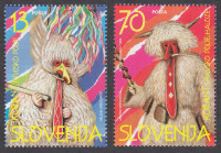 SLOVENIJA 1996 - folklora - maske - kurenti - koranti - etnografija