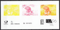 SLOVENIJA 1996 FLORA RASTLINSTVO GOBE ** esej FZS ** št.4