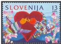 SLOVENIJA 1996 - Ljubezen nežigosana znamka
