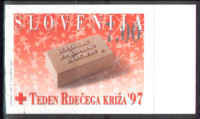 SLOVENIJA 1997 RDEČI KRIŽ ** Mi ZD13 ** doplačilnica SAMOLEPILNA