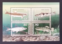 Slovenija 1997 - Sladkovodne ribe - Blok 4  - Mi. 182-185**