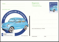 SLOVENIJA 1998 AVTOMOBILI FIAT SEICENTO ** Št. 42 ** dopisnica