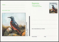 SLOVENIJA 1998 PTICA SLEGUR ŽIVALI ** Št. 38 ** dopisnica