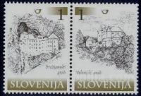 SLOVENIJA 2000 - Gradovi 1 sit par nežigosani znamki