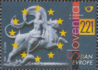SLOVENIJA 2001 - (MI.348)  DAN EVROPE