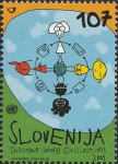 SLOVENIJA 2001 - (MI.367)  LETO DIALOGA