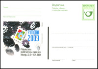SLOVENIJA 2003 RAZSTAVA FIMERA TRBOVLJE ** Št. 93 ** dopisnica