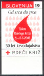 SLOVENIJA 2003 RDEČI KRIŽ ** Mi ZD28 ** doplačilnica SAMOLEPILNA