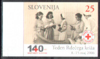 SLOVENIJA 2006 RDEČI KRIŽ ** Mi ZD41 ** doplačilnica SAMOLEPILNA