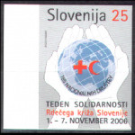 SLOVENIJA 2006 SOLIDARNOST ** Mi ZD42 ** doplačilnica SAMOLEPILNA