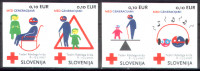 SLOVENIJA 2007 RDEČI KRIŽ ** Mi ZD44/47 ** doplačilnica SAMOLEPILNA