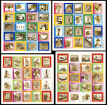 SLOVENIJA 2009 OSEBNE ZNAMKE ** Mi 751/830 ** 4x cela pola