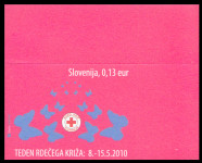SLOVENIJA 2010 RDEČI KRIŽ ** Mi ZD60 ** doplačilnica SAMOLEPILNA
