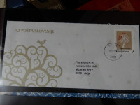 SLOVENIJA 2012 VOŠČILNA ZNAMKA ** ovitek (M02)