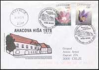 SLOVENIJA 2013 AHACOVA HIŠA RAZSTAVA ** potovano pismo (M02)
