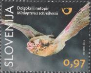SLOVENIJA 2014 - (MI.1076)  DOLGOKRILI NETOPIR