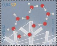 SLOVENIJA 2014 - (MI.1069)  MEDNARODNO LETO KRISTALOGRAFIJE