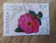 SLOVENIJA 2017 Lekarniška roža žigosana znamka