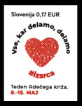 SLOVENIJA 2023 RDEČI KRI ** doplačilnica SAMOLEPILNA