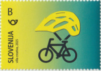 SLOVENIJA 2025 - (MI.1693)  VARNOST V PROMETU - KOLESARJI