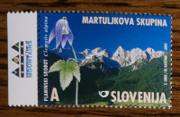 Slovenija 392 gore Martuljkova skupina rože privesek levo ** (max)