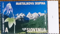 Slovenija 392 gore Martuljkova skupina rože robna miška št. 1 ** (max)