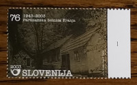 Slovenija 451 partizanska bolnica Franja robna miška št. 1 ** (max)