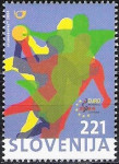 Slovenija 458 šport EP rokomet žoga nežigosana ** (max)